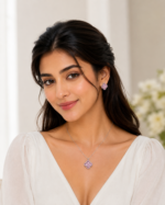Pink Clover Crystal Jewelry Set - Image 3