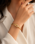 Infinity Knot Crystal Bangle - Image 2