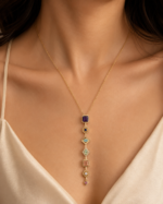 Celestial Gemstone Pendant Necklace - Image 2