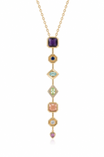 Celestial Gemstone Pendant Necklace - Image 3