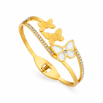 Butterfly Charm Gold Bracelet